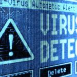 virus detected graphic