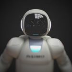 An AI robot that looks like a spaceman